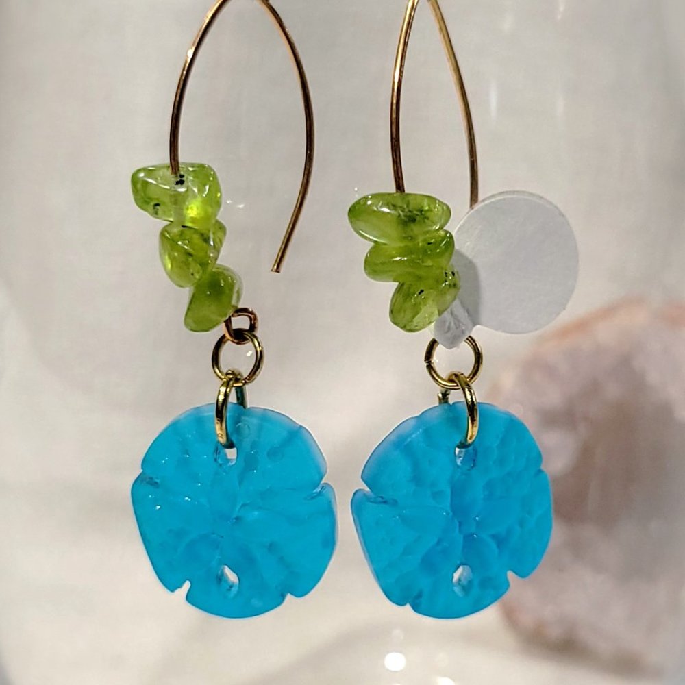 Recycled Glass Earrings